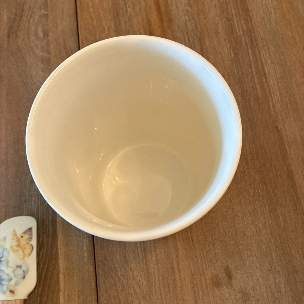 Lenox Utensil Crock Butterfly Meadow W/ Spatulas Cottage Core Country